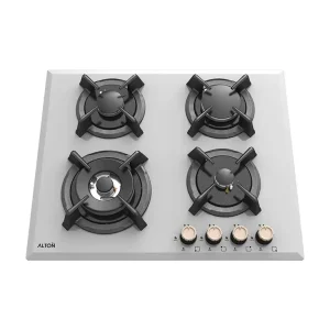 گاز رومیزی و صفحه ای شیشه ایی چهار شعله آلتون G403W