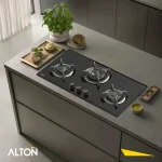 گاز رومیزی و شیشه ای خطی شیشه ای 3 شعله آلتون مدل g303