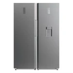 یخچال و فریزر دوقلو دوو رنگ نقره ای طوسی تیتانیوم مدل SRF-21SS-silver