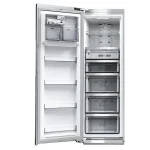 تصویر فریزر و تعداد طبقات یخچال و فریزر دوقلو دوو رنگ نقره ای طوسی تیتانیوم مدل SRF-21SS-silver با درب فریزر باز تعداد طبقات فریزر