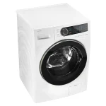 ماشین لباسشویی رنگ سفید 9 کیلویی دوو مدل SE991C از نمای جلو