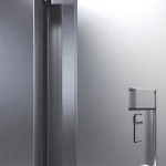 نمای آب ریز یخچال و فریزر دوقلو دوو رنگ سیلور نقره ای استیل مدل SRFi-20S-silver