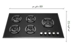 گاز رومیزی و صفحه ای رابیتس RG-542P - Image 2