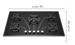 گاز رومیزی و صفحه ای رابیتس RG-553L - Image 2
