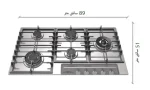 گاز رومیزی و صفحه ای رابیتس RS-505 - Image 2