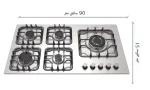 گاز رومیزی و صفحه ای رابیتس RS-509 - Image 2