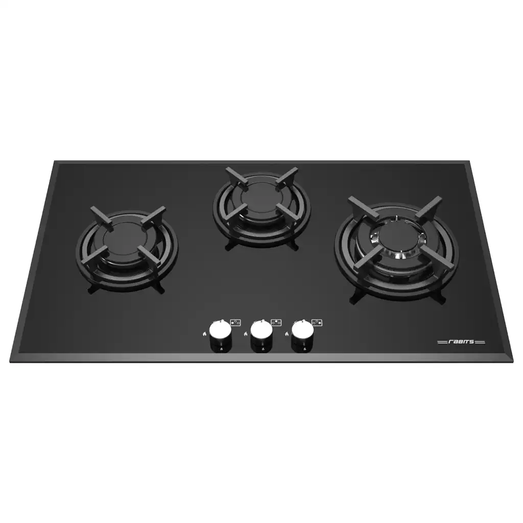 Gas Rabbits black RG-331 3 گاز رومیزی و صفحه ای رابیتس RG-331 - Image 1