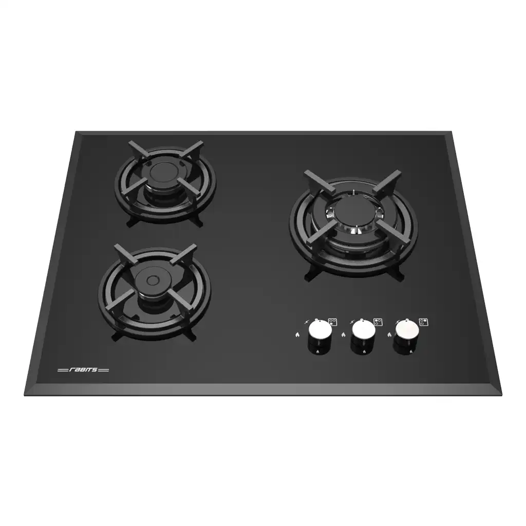 Gas Rabbits black RG-351 2 گاز رومیزی و صفحه ای رابیتس RG-351 - Image 1