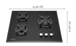 گاز رومیزی و صفحه ای رابیتس RG-351 - Image 2