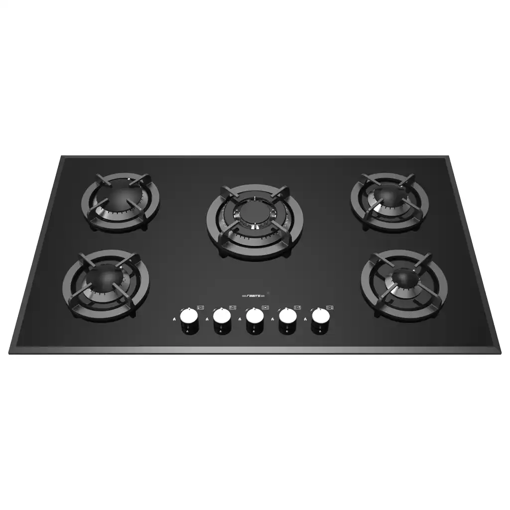 Gas Rabbits black RG-543P 2 گاز رومیزی و صفحه ای رابیتس RG-543P - Image 1