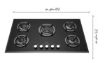 گاز رومیزی و صفحه ای رابیتس RG-543P - Image 2