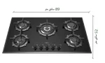 گاز رومیزی و صفحه ای رابیتس RG-565 - Image 2