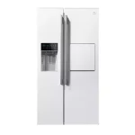 یخچال فریزر ساید بای ساید دوو سری پارامو 30 فوت مدل DS-3020GW سفید براق