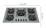 گاز رومیزی و صفحه ای رابیتس RG-549 - Image 2