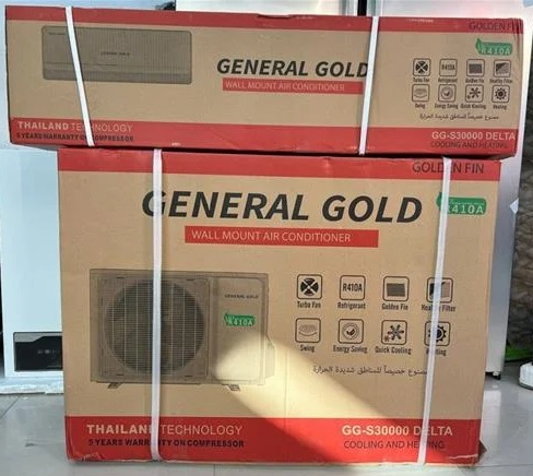 جعبه پنل و موتور و کمپرسور کولر گازی جنرال گلد مدل GG-S30000 سری دلتا