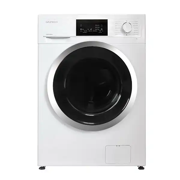 8 kg washing machine Daewoo DWK-CH820C white ماشین لباسشویی سفید 8 کیلویی دوو مدل DWK-CH820C