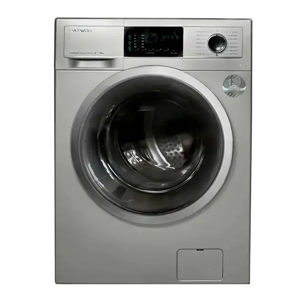 8 kg washing machine Daewoo DWK-CH840S steel 2 ماشین لباسشویی 8 کیلویی دوو DWK-CH840S استیل - Image 1