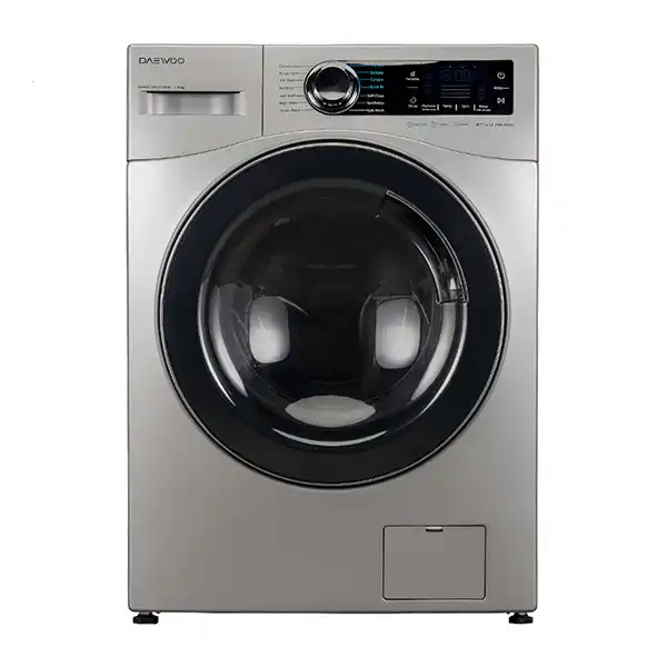 9 kg washing machine Daewoo DWK1-SE991S steel ماشین لباسشویی 9 کیلویی سری سنیور استیل دوو مدل DWK1-SE991S