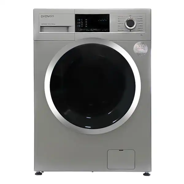 Doo 8 kg washing machine model LM-840S ماشین لباسشویی 8 کیلویی دوو LM-840S استیل - Image 1