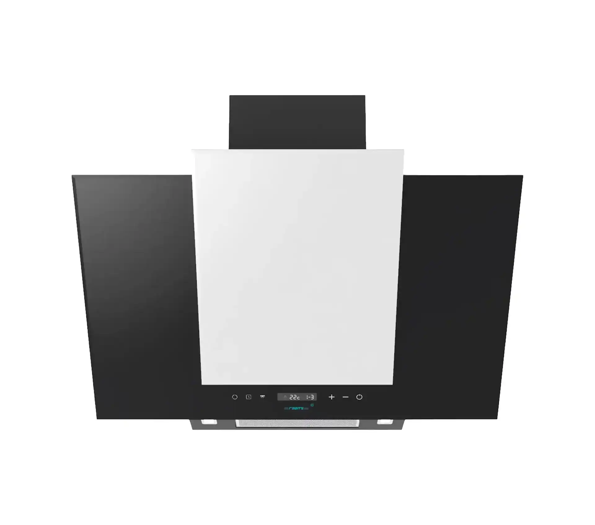 Rabbits RH110B-W black and white kitchen hood 11 هود مورب رنگ مشکی سفید رابیتس مدل RH110B-W