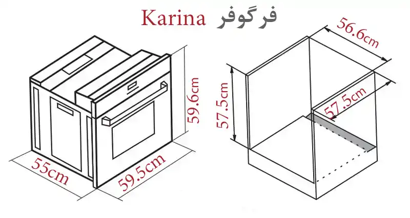 فر توکار برقی گوفر مدل کارینا Karina