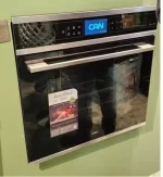 فر توکار برقی کن از جنس شیشه و استیل مدل E6597M 