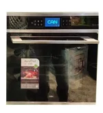 فر توکار برقی کن از جنس شیشه و استیل مدل E6597M 