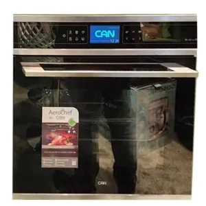 فر توکار برقی کن از جنس شیشه و استیل مدل E6597M 