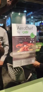 فر توکار برقی کن از جنس شیشه و استیل مدل E6597M 