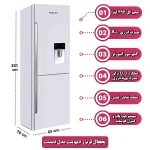 یخچال فریزر دیپوینت مدل DECENT W سفید - Image 2