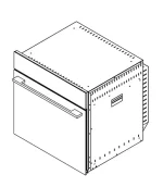 ابعاد فر کن شیشه ای مشکی مدل E6560