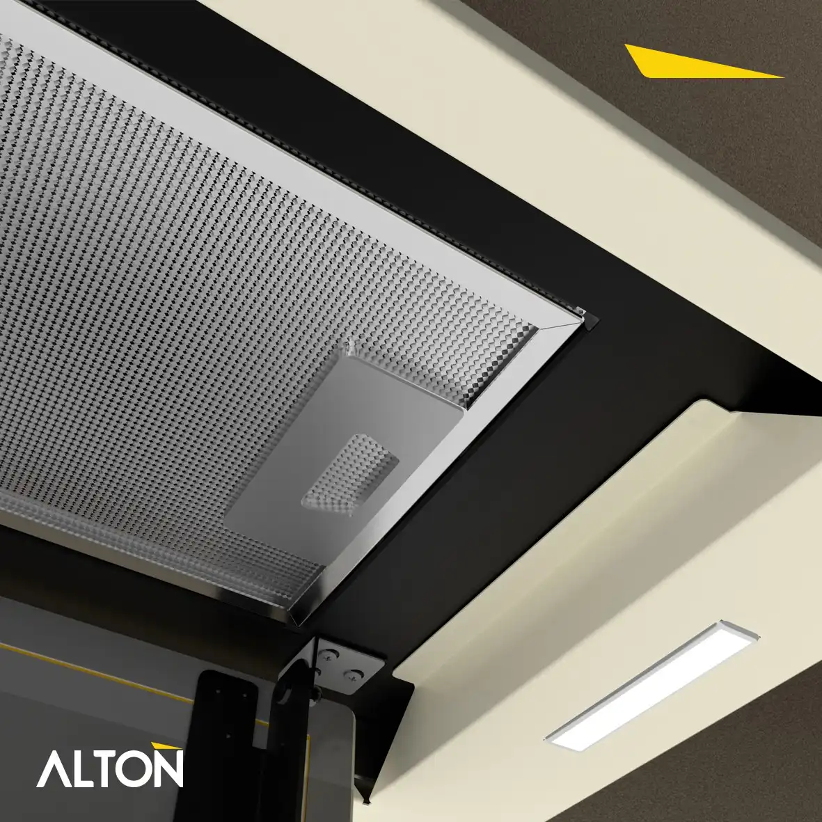 ]ود شیشه ای کلاسیک کرم طلایی آلتون مدل h840c سایز 80 سانت