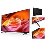 نمای پایه و لبه تلویزیون سونی 65 اینچ 65X75K