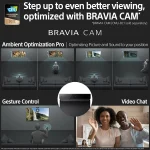 BRAVIA CAM تلویزیون سونی series-a80l