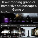 GAME MENU تلویزیون سونی series-a80l