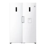 یخچال فریزر دوقلو 27 فوت ال جی مدل GC-F411EQDM و GC-B414EQFM رنگ سفید