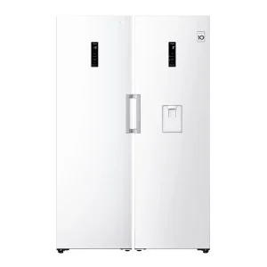 یخچال فریزر دوقلو 27 فوت ال جی مدل GC-F411EQDM و GC-B414EQFM رنگ سفید