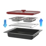 فر توکار برقی هواپز شیشه ایی آلتون
