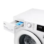 جا مایع و پودری ماشین لباسشویی 8 کیلویی ال جی F4J6TNP0W سفید