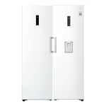 یخچال فریزر دوقلو 27 فوت ال جی مدل GC-F511EQDM و GC-B514EQFM رنگ سفید