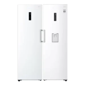 یخچال فریزر دوقلو 27 فوت ال جی مدل GC-F511EQDM و GC-B514EQFM رنگ سفید