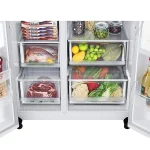 تعداد طبقات و کشوها منجصر به فرد یخچال ال جی GC-J348CQFS