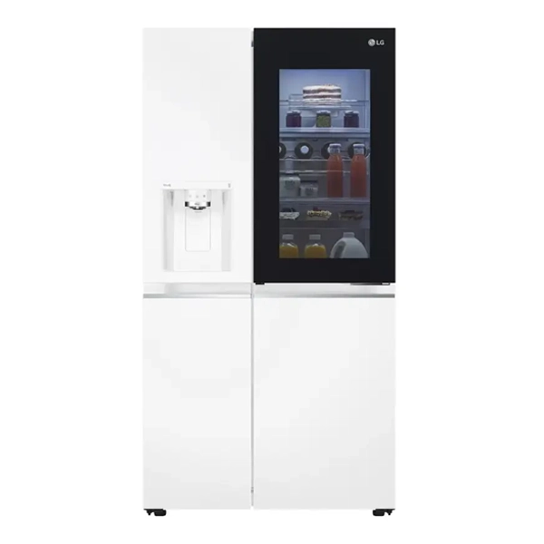 LG side-by-side fridge-freezer model GC-X267CQHS white 5 یخچال فریزر ساید بای ساید ال جی مدل GC-X267CQHS سفید