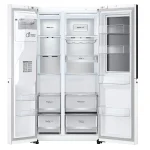 فضای داخلی یخچال فریزر ال جی مدل GCX287TNW