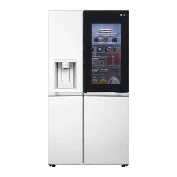 LG side by side fridge freezer model GCX287TNW white 9 یخچال فریزر ساید بای ساید ال جی مدل GCX287TNW سفید