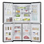 طبقات یخچال فریزر ساید بای ساید ال جی مدل GR-J35FMKBL دودی