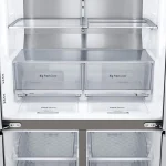کشوهای یخچال فریزر ساید بای ساید ال جی مدل GR-J35FMKBL دودی