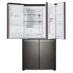 دور این دور یخچال فریزر ساید بای ساید ال جی مدل GR-J35FMKBL دودی