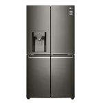 یخچال فریزر ساید بای ساید ال جی مدل GR-J35FMKBL دودی