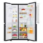 ظرفیت 668 لیتری ساید ال جی مدل X257